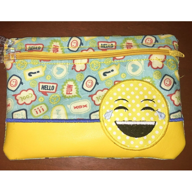 product Image for Lol emoji zipper bag