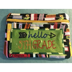 Hello school grade bag