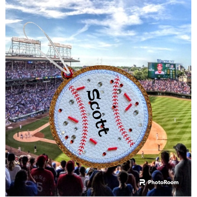 Additional Image for Baseball shaker ornament