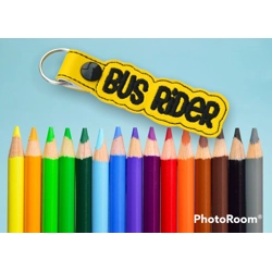 Bus rider keychain