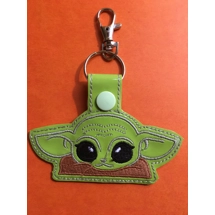 Green baby keychain