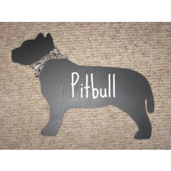 Pit bull chalkboard