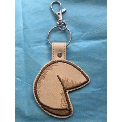 Fortune cookie keychain
