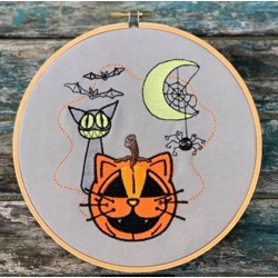 Kitty jack o lantern