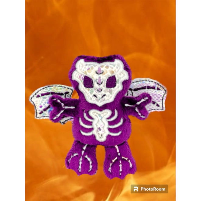 Additional Image for Skelly Dragon stuffi