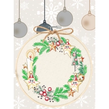 Candlelit Santa star ho..