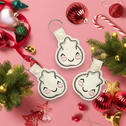Dumpling keychain
