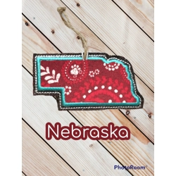 Nebraska Ornament