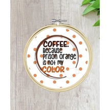 Coffee or Prison orange