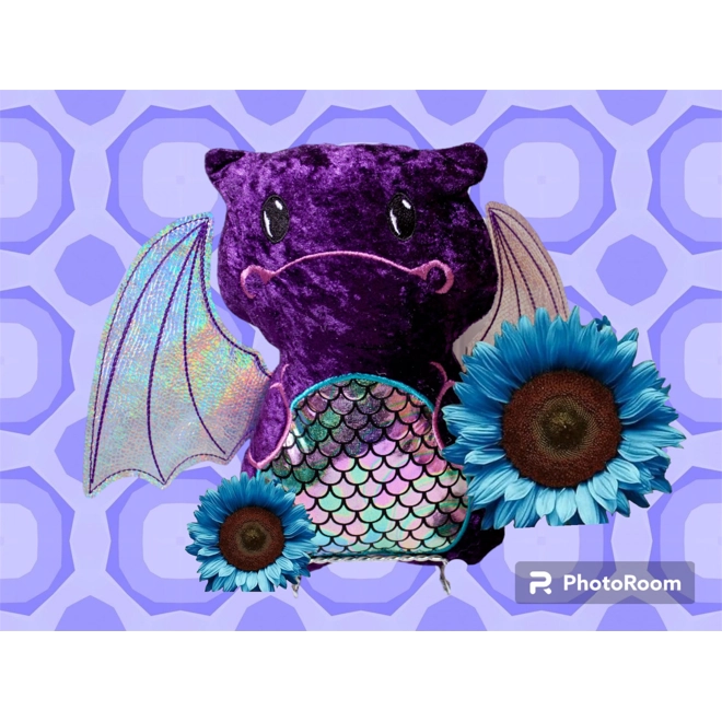 Additional Image for Sparks the dragon stuffie