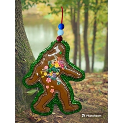 Big foot shaker ornament