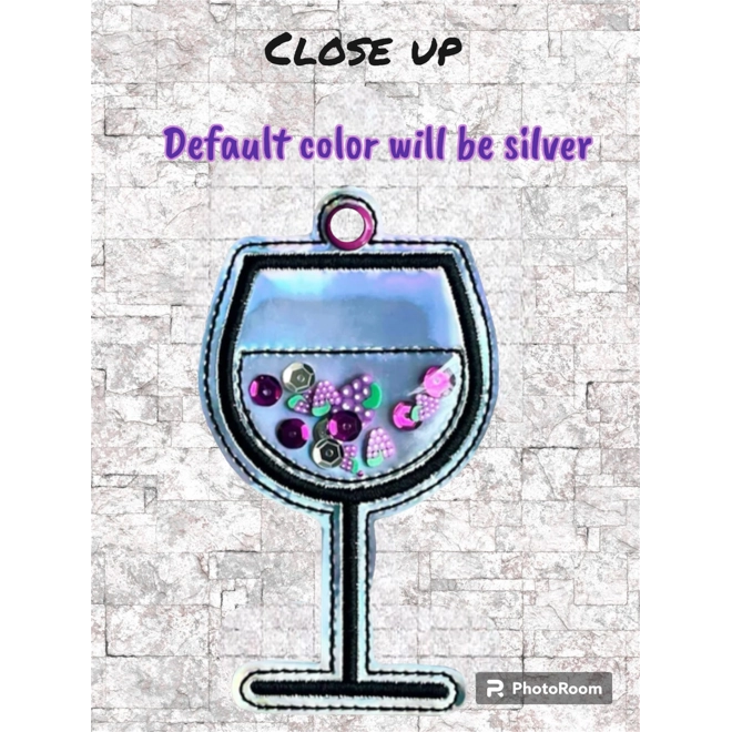 Additional Image for Wine glass shaker ornament