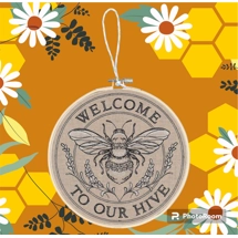 Welcome to our hive wall hoo..