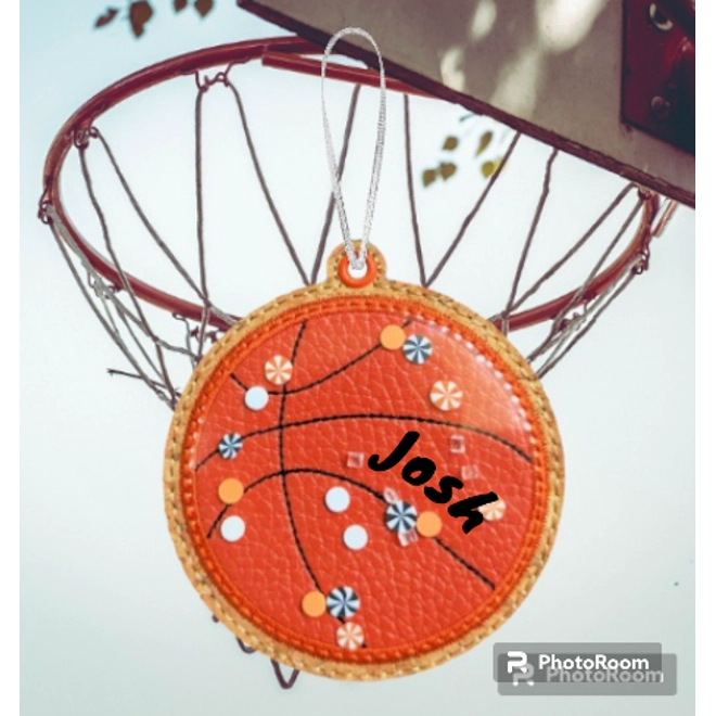 Additional Image for Basketball shaker ornament