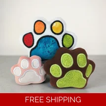 Paw print stuffie