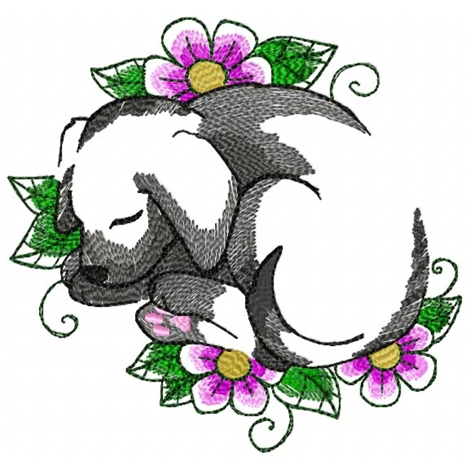 Additional Image for Soft sleepy puppy wall hoop art