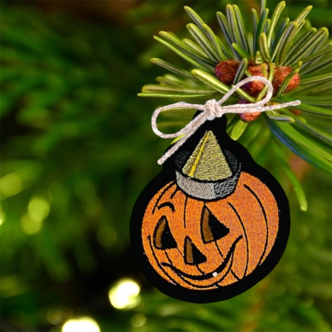 Additional Image for vintage pumpkin ornament