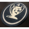 Felt/Flock UEFA 4 Times Winner’s Trophy Badge of Honour Patch Nice Quality
