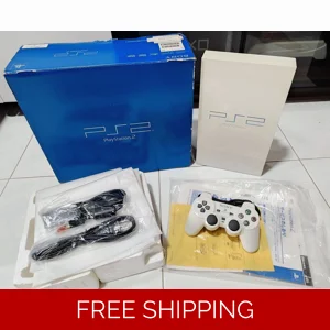 (Collector's Item) Super Rare European Automobile Series PlayStation 2 Snow White Console Set