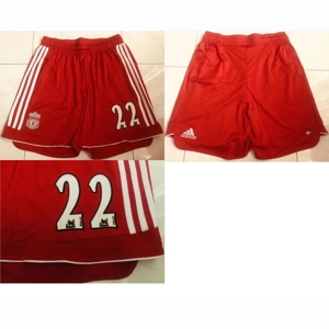 Official Adidas Climacool Liverpool 2006/2008 Home Shorts with Premier League No.22 Momo Sissoko