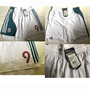 Official Adidas Climacool Liverpool 2006/2007 3rd Shorts with Champions League No.9 Robbie Fowler - Brand New
