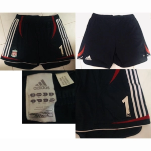 Official Adidas Climacool Liverpool 2006/2007 Away GK Shorts with Premier League No.1 Jerzy Dudek