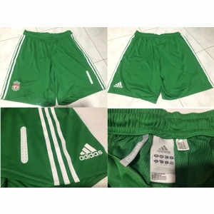 Official Adidas Formotion Player Issue Liverpool 2008/2010 Away GK Shorts with Champions League No.1 Diego Cavalieri