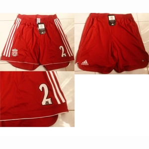 Official Adidas Climacool Liverpool 2006/2008 Home Shorts with Premier League No.2 Alvaro Arbeloa