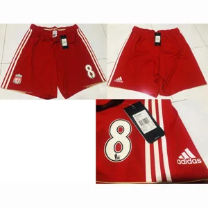 Official Adidas Techfit Player Issue Liverpool 2010/2012 Home Shorts with Premier League No.8 Steven Gerrard