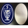 Felt/Flock UEFA 5 Times Winner’s Trophy Badge of Honour Patch Excellent Quality