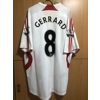 2007/2008 Steven Gerrard Adidas Liverpool Formotion Player Issue Away Shirt