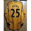 2007/2008 Pepe Reina Adidas Liverpool Formotion Player Issue Home GK Shirt
