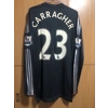 2011/2012 Jamie Carragher Adidas Liverpool Techfit Player Issue Away Shirt