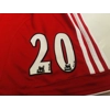 Official Adidas Climacool Liverpool 2006/2008 Home Shorts with Premier League No.20 Javier Mascherano