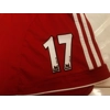 Official Adidas Climacool Liverpool 2006/2008 Home Shorts with Premier League No.17 Craig Bellamy