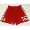 Official Adidas Techfit Player Issue Liverpool 2010/2012 Home Shorts with Europa League No.16 Sotirios Kyrgiakos