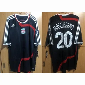 2007/2008 Javier Mascherano Adidas Liverpool Formotion Player Issue Champions League 3rd Shirt