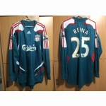 2007/2008 Pepe Reina Adidas Liverpool Formotion Player Issue Away GK Shirt