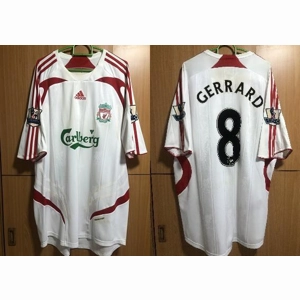 2007/2008 Steven Gerrard Adidas Liverpool Formotion Player Issue Away Shirt