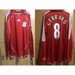 2006/2007 Steven Gerrard Adidas Liverpool Formotion Player Issue Home Shirt