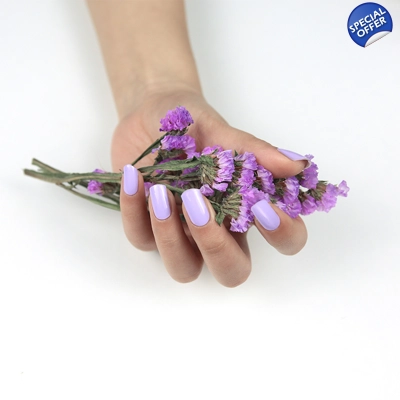 French Lavender Semi Cured Gel Wraps