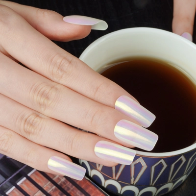 Glazed (pink/green) Semi Cured Gel Wraps