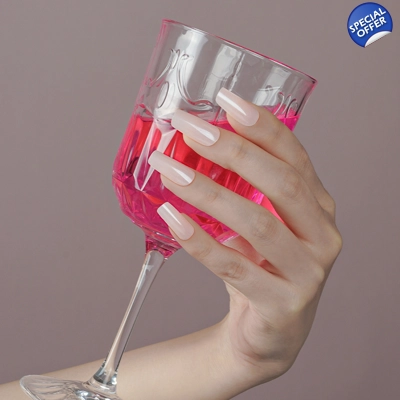 Shell Pink Semi Cured Gel Wraps