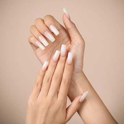 Milky Boomer Semi Cured Gel Wraps