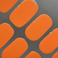 Neon Orange Semi Cured Gel Wraps