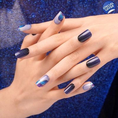 Stormy Agate Semi Cured Gel Wraps