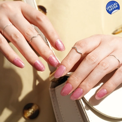 Pink Crush Semi Cured Gel Wraps