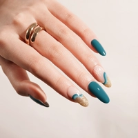 Teal Rush Semi Cured Gel Wraps