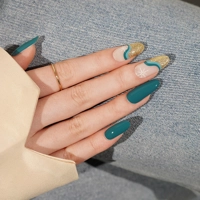 Teal Rush Semi Cured Gel Wraps