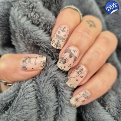 Boo Crew Semi Cured Gel Wraps